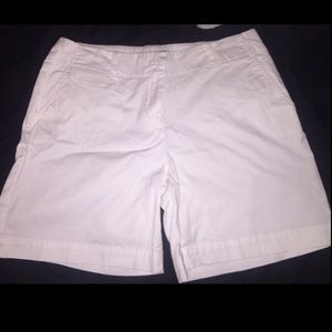 Talbots white shorts